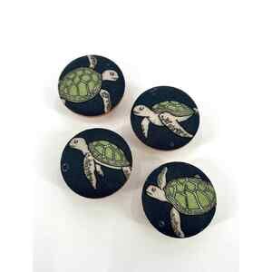 Sea Turtles Drawer Knob Pulls Handles Dresser Home Decor Nursery Kids Room